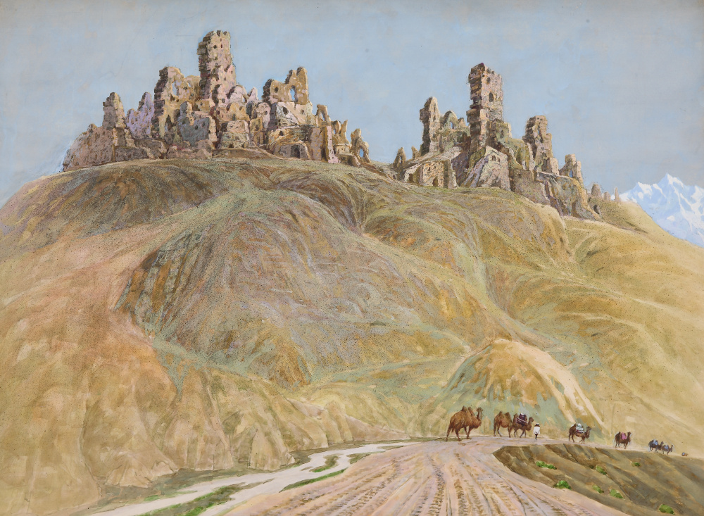 0804  丝路古堡  吴义英  102×75cm  1984.jpg